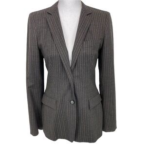 MaxMara Brown Pinstripe Blazer